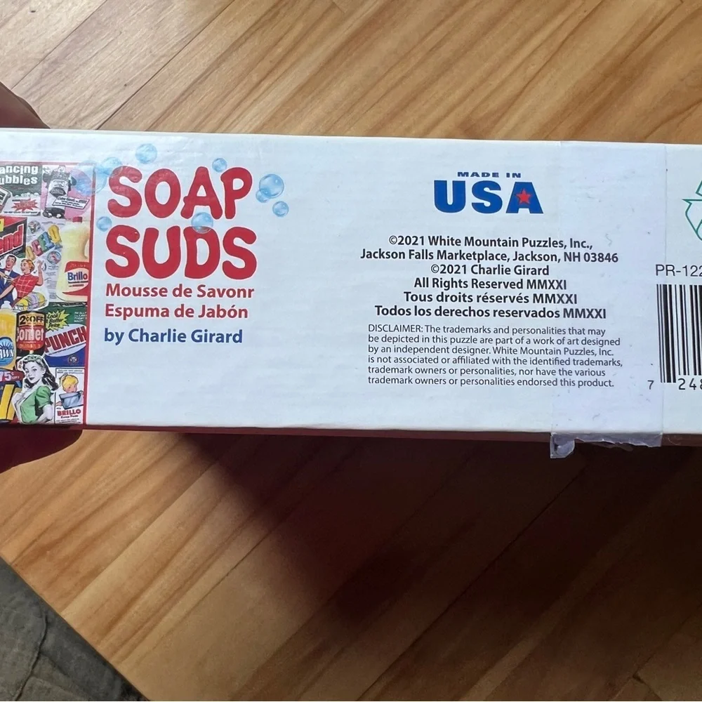 White Mountain Soap Suds 1000 Piece Puzzle - Picture 4 of 5